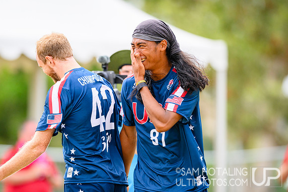 Bracket play during World Ultimate Championships at Runaway Bay Precinct