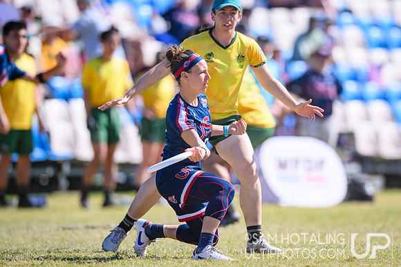 Mixed semifinals during World Ultimate Championships at Runaway Bay Precinct