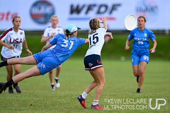 USA vs Italy U20 Women's - WJUC Tuesday Round 3