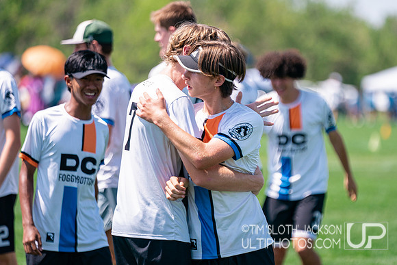 Bracket play at 2024 USAU Youth Club Championship