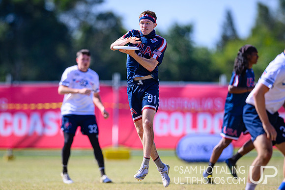 Men’s semifinals during World Ultimate Championships at Runaway Bay Sports Precinct
