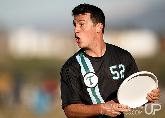 Day 1 of USA Ultimate College Championships.