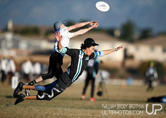Day 1 of USA Ultimate College Championships.