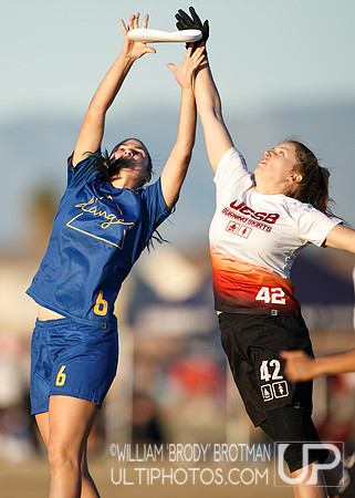 Day 1 of USA Ultimate College Championships.