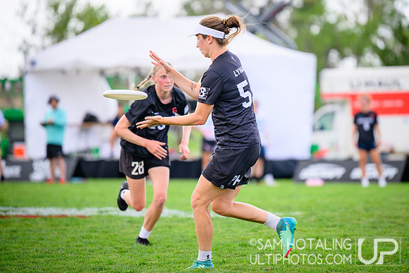 Women’s crossover play during International Club Championships at Aurora Sports Park