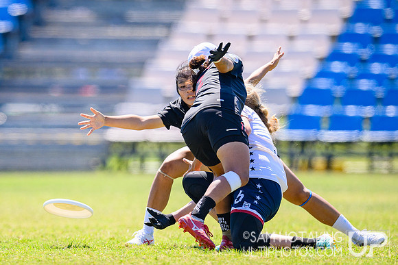 Women’s pool play during World Ultimate Championships at Runaway Bay Sports Precinct