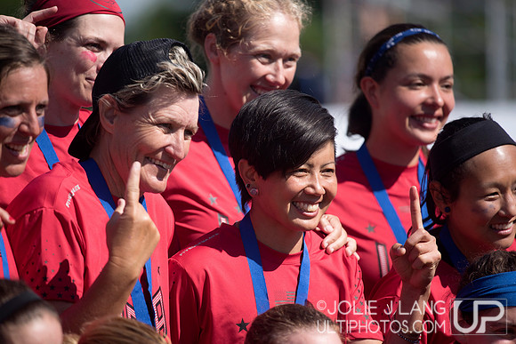 Women's Masters medal ceremony - WUGC 2016