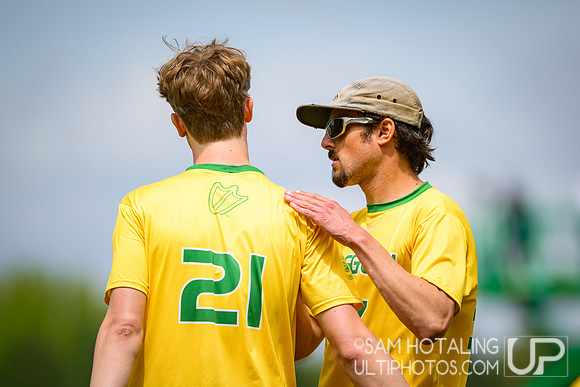 Pool play at USAU D-I College Championships