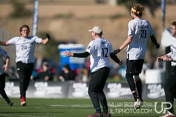 Day 4 of 2021 USA Ultimate College Championships