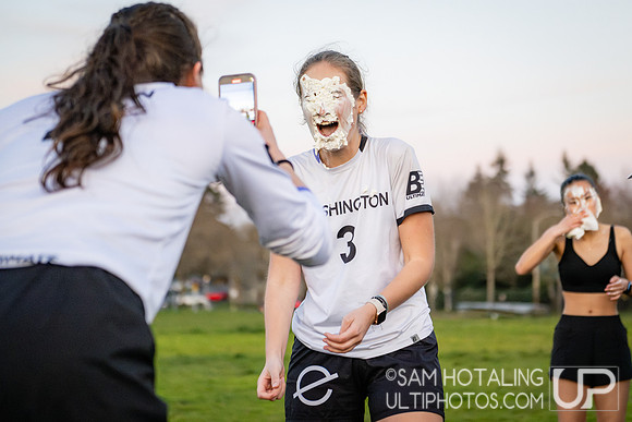 UW Element “Pie-a-Player” fundraiser at Northwest Challenge