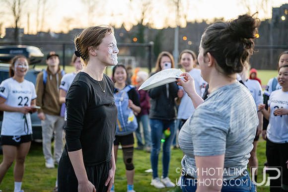 UW Element “Pie-a-Player” fundraiser at Northwest Challenge