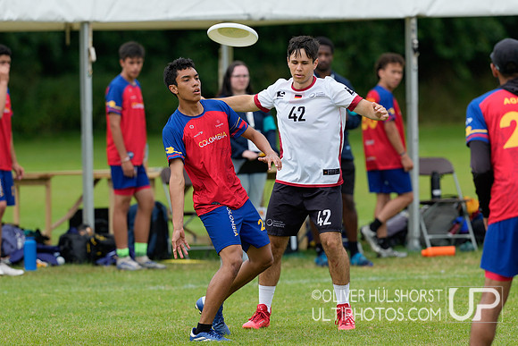 Colombia U20 Open v Germany U20 Open WJUC Thursday Round 2