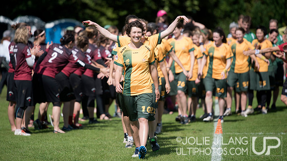 Women's Masters medal ceremony - WUGC 2016