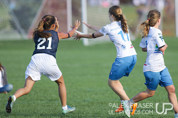 U16 Girls - Saturday - 2016 USAU Youth Club Championships
