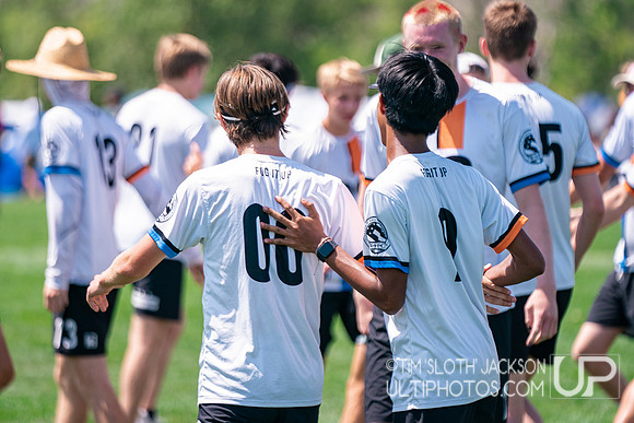 Bracket play at 2024 USAU Youth Club Championship