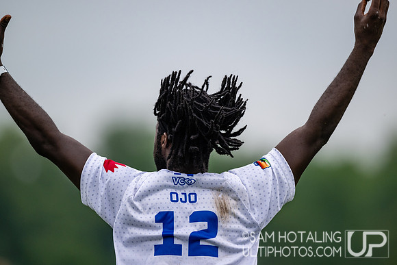GOAT vs Nomadic Tribe in pool play at World Ultimate Club Championships