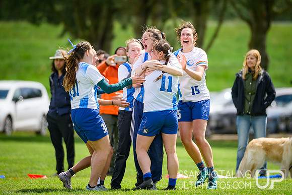 Lewis & Clark Artemis vs Whitman Sweets in quarterfinals at USAU D-III College Championships