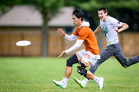 Pool play at USAU D-I College Championships
