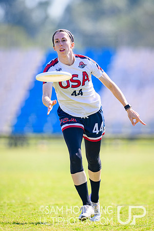 Women’s pool play during World Ultimate Championships at Runaway Bay Sports Precinct