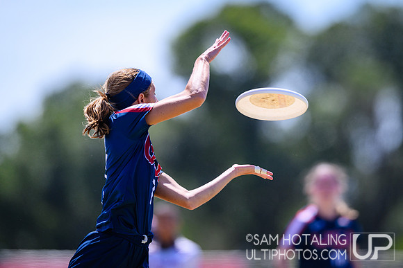 Women’s semifinals during World Ultimate Championships at Runaway Bay Precinct