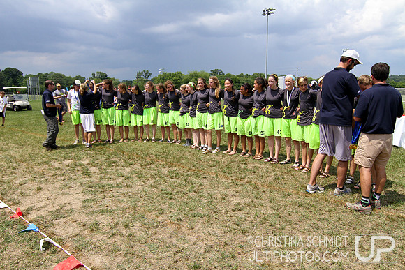 Awards Ceremony -- USAU 2012 HS Southerns