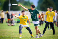 Pool play at USAU D-I College Championships