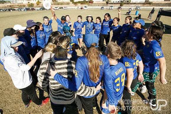 Day 2 of USA Ultimate College Championships.