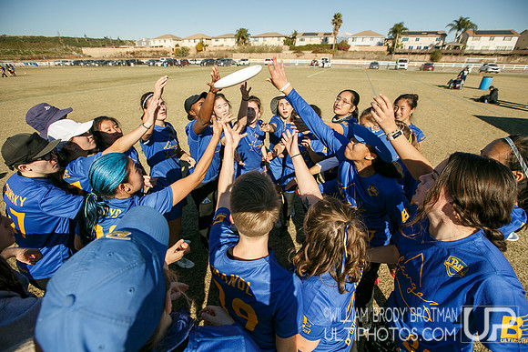 Day 2 of USA Ultimate College Championships.