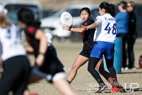 Day 2 of USA Ultimate College Championships.