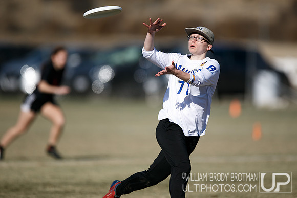 Day 2 of USA Ultimate College Championships.