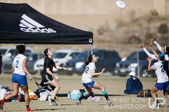 Day 2 of USA Ultimate College Championships.