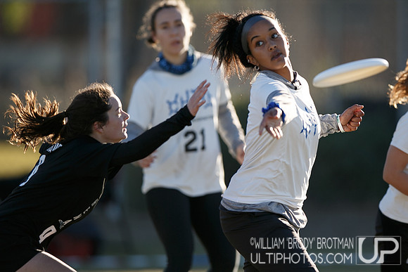Day 2 of USA Ultimate College Championships.