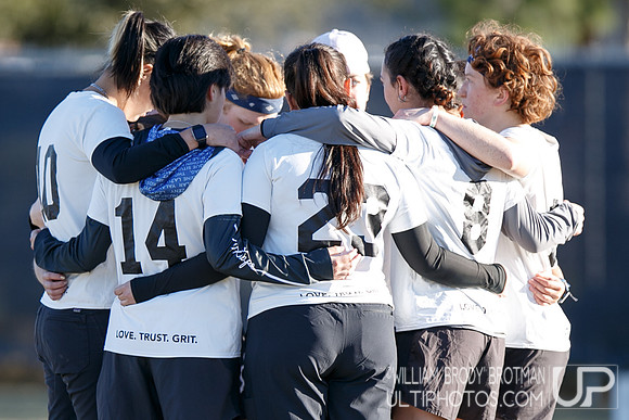 Day 2 of USA Ultimate College Championships.