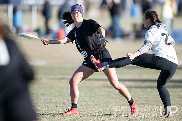 Day 2 of USA Ultimate College Championships.