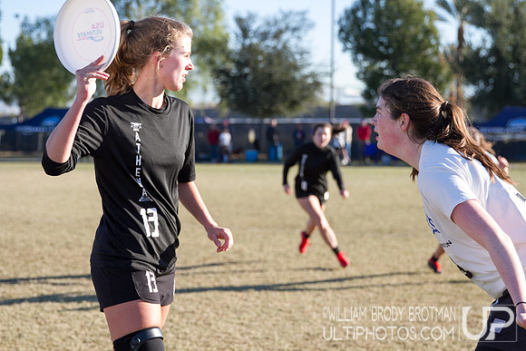 Day 2 of USA Ultimate College Championships.