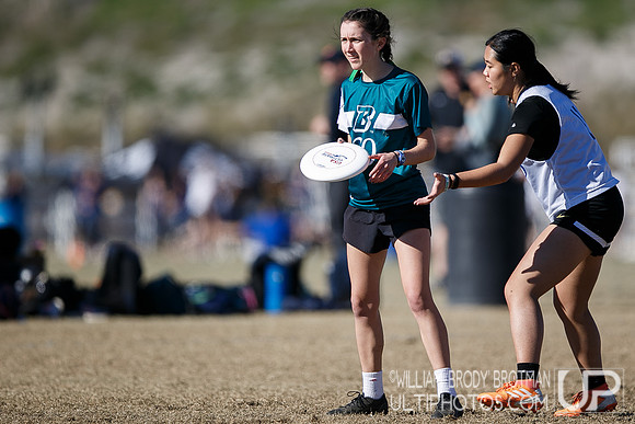 Day 2 of USA Ultimate College Championships.