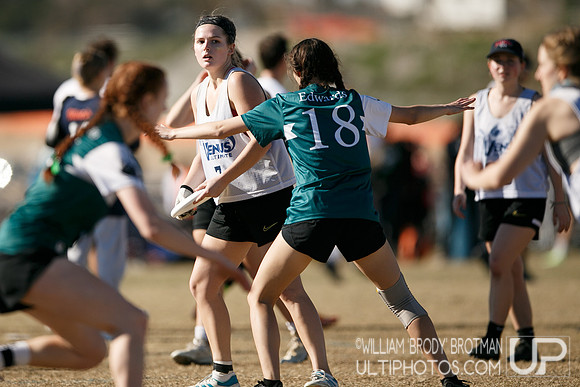Day 2 of USA Ultimate College Championships.