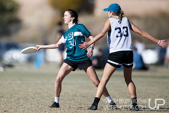 Day 2 of USA Ultimate College Championships.