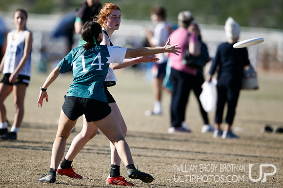 Day 2 of USA Ultimate College Championships.