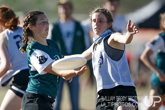 Day 2 of USA Ultimate College Championships.