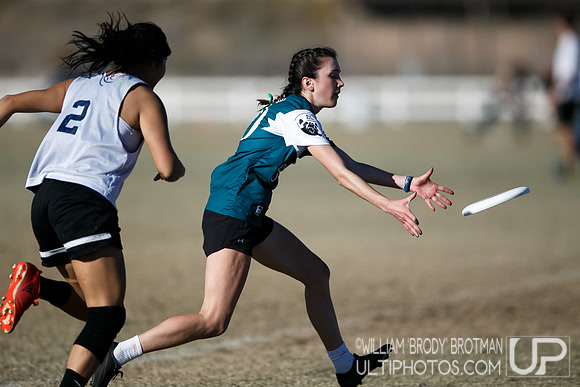 Day 2 of USA Ultimate College Championships.