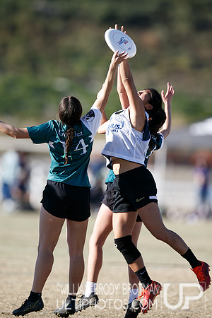 Day 2 of USA Ultimate College Championships.
