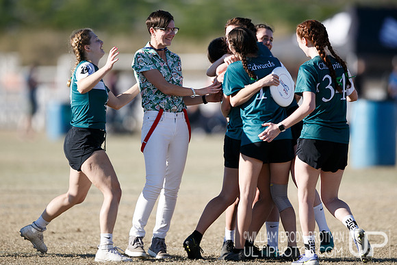 Day 2 of USA Ultimate College Championships.
