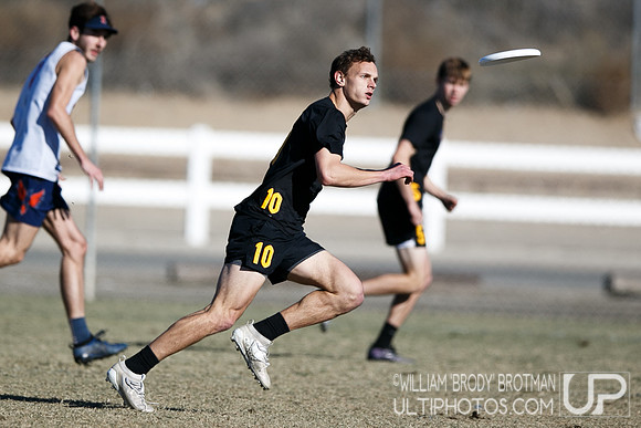 Day 2 of USA Ultimate College Championships.