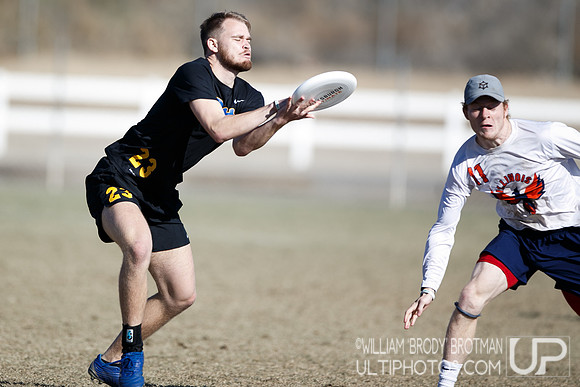 Day 2 of USA Ultimate College Championships.