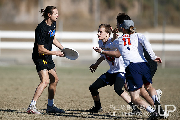 Day 2 of USA Ultimate College Championships.