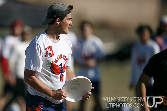 Day 2 of USA Ultimate College Championships.