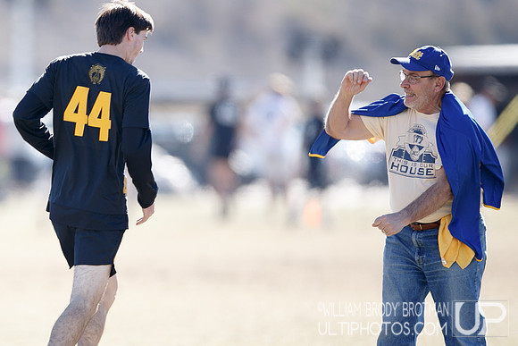 Day 2 of USA Ultimate College Championships.