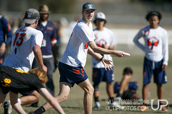 Day 2 of USA Ultimate College Championships.