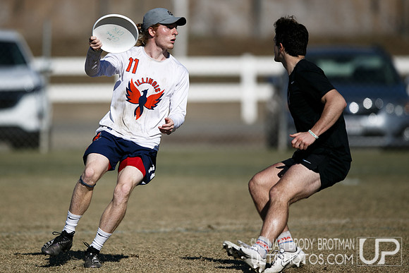 Day 2 of USA Ultimate College Championships.